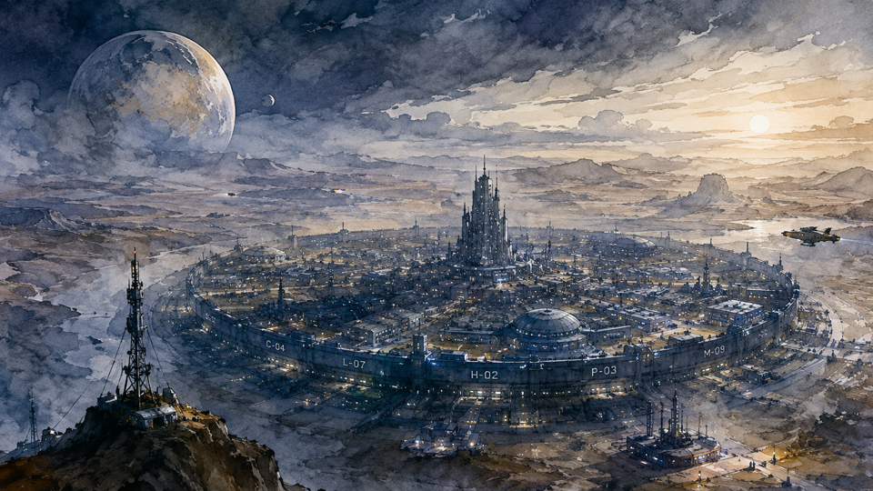 Cidade Segura, colônia subterrânea de Marlowe